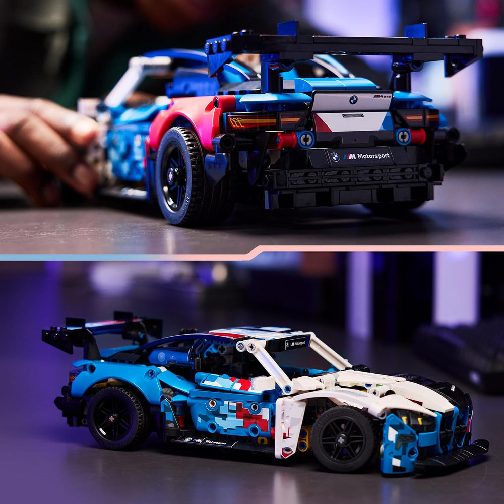 LEGO Technic BMW M4 GT3 EVO Rennwagen - Modellbausatz mit V6-Motor, Lenkung & öffnenden Türen - Gaming Geschenk für Jungen ab 11 Jahren & Jugendliche Motorsport Fans - 42226