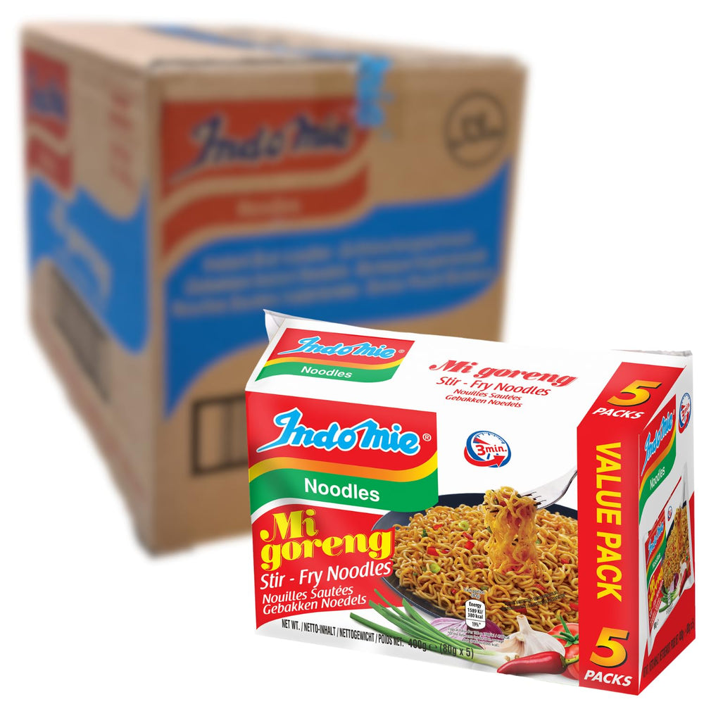 INDOMIE - Tăiței instant Mi Goreng - Pachet multiplu (40 x 80 g)