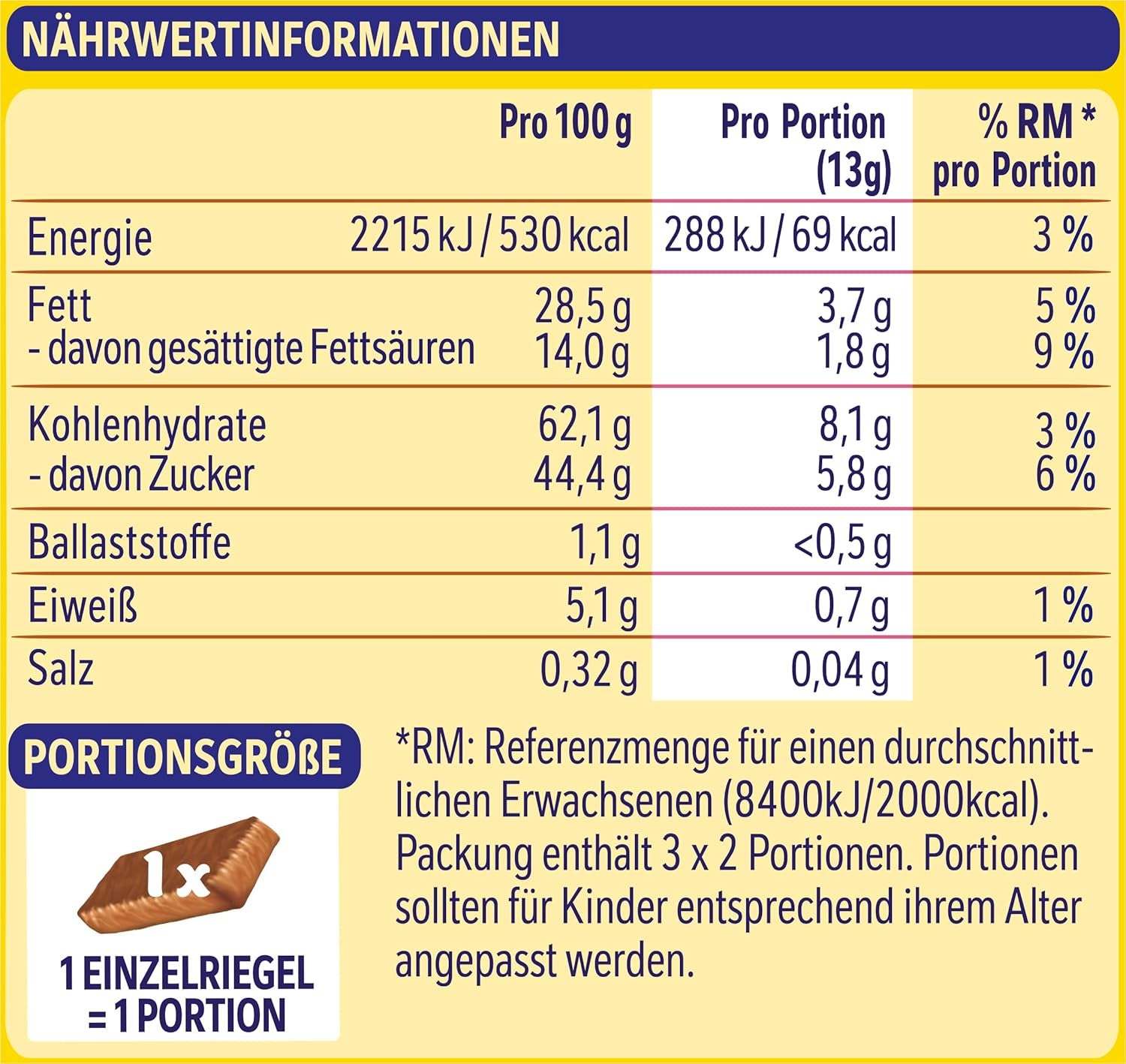 Vafă crocantă Nestlé, delicioasă bară de vafe cu ciocolată cu lapte, pachet multiplu, pachet de 1 (3x26g fiecare)