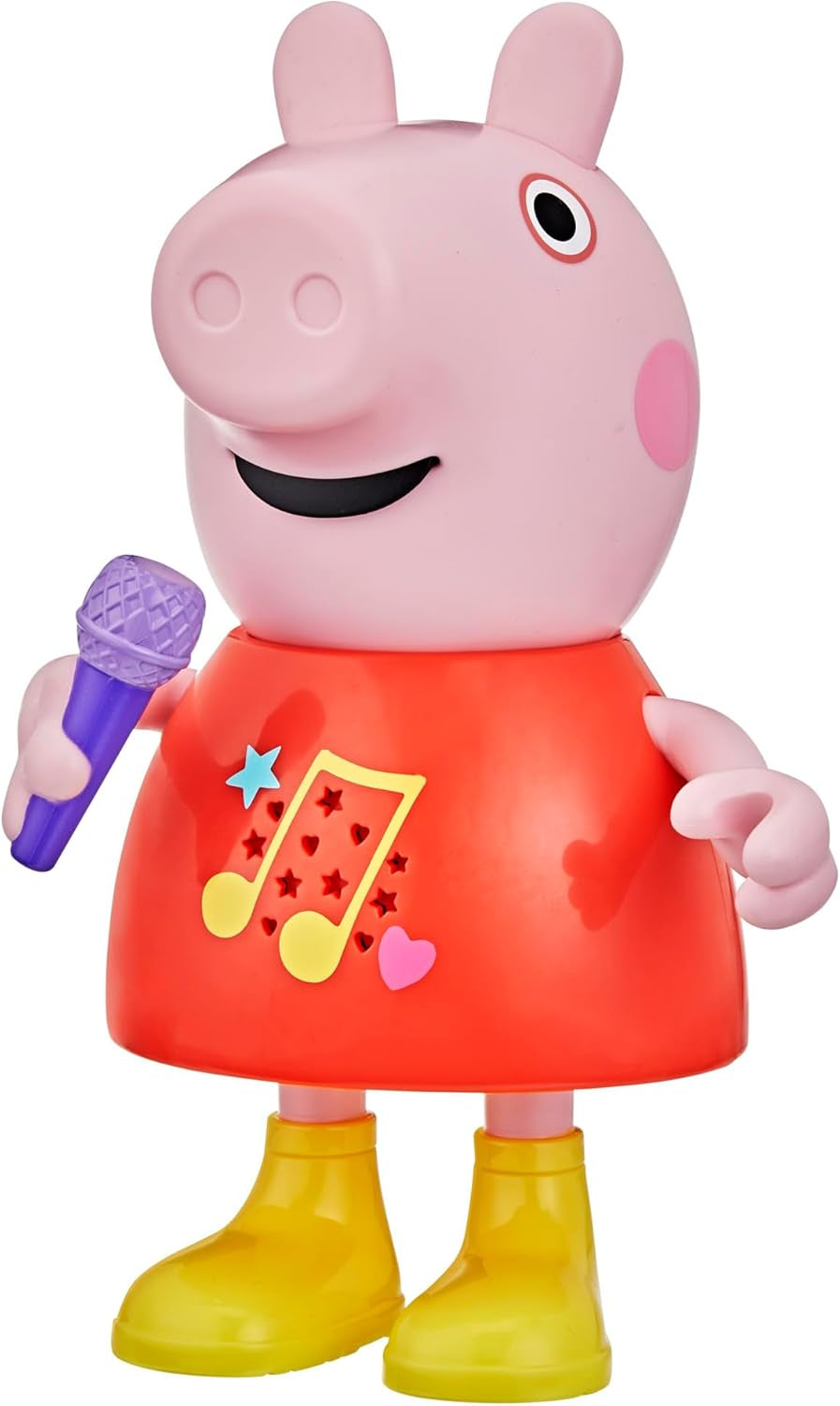 Păpușa Peppa Pig Peppa'S Mud Puddle Party - versiune germană, roz sau roz Papusi Naty Shop Chat și cântat distractiv