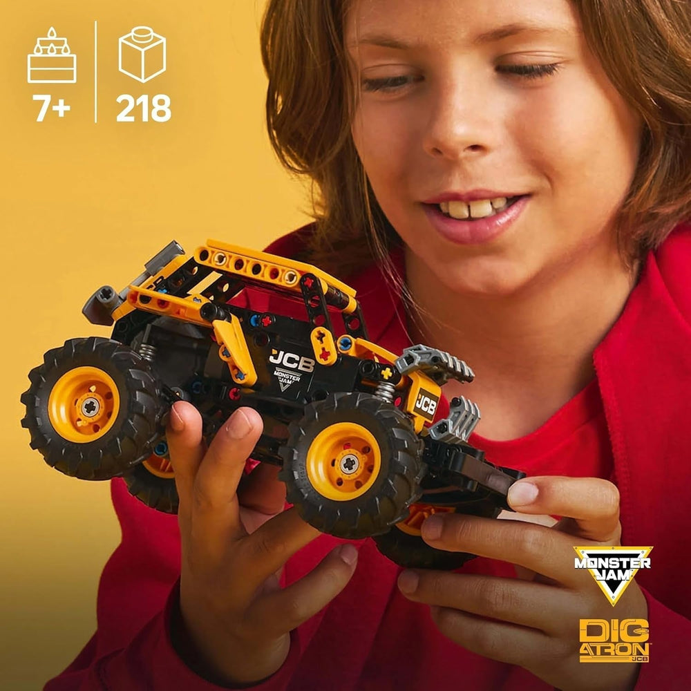 LEGO Technic Monster Jam Digatron, set de joacă Monster Truck pentru copii, jucării de construit pentru copii, băieți și fete de la 7 ani, idei de cadouri pentru fanii Monster Trucks și Motorsport 42199 Seturi de constructie Besuche den LEGO-Store