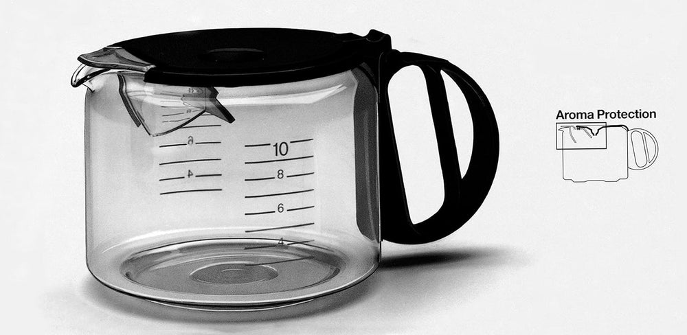 Espressor Braun KF 47 BK - Espressor cu filtru și carafă de sticlă pentru cafea clasică la filtru, cafea aromată datorită sistemului OptiBrew, sistem anti-picurare, oprire automată, negru