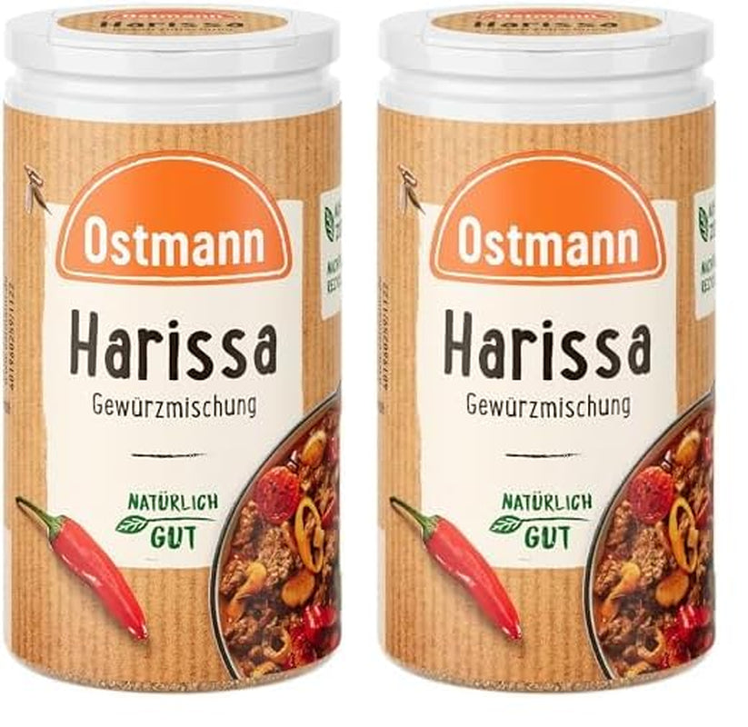 Ostmann Gewürze - Harissa Gewürzmischung | Scharfes orientalisches Gewürz für Geflügel, Fleisch, Gemüse oder Couscous | 35 g in der Streudose