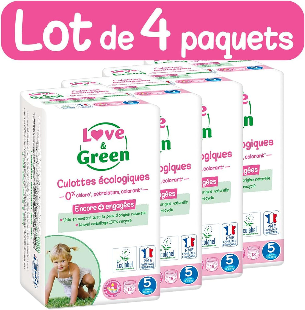 - Gesunde und ökologische Windeln Größe 6 (+16 kg), 1-Monatspackung (72 Höschen) — saugfähig, auslaufsicher und frei von unerwünschten Inhaltsstoffen (Verpackung kann variieren)