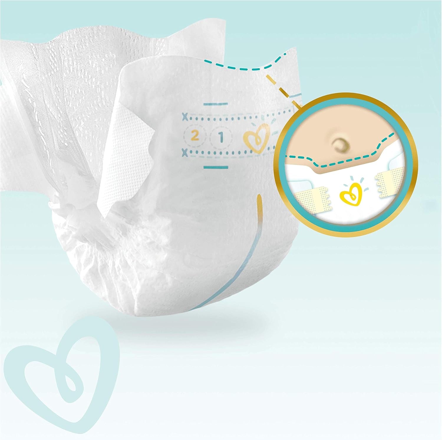 Scutece Pampers Premium Protection New Baby, mărimea 1 (nou-născut), 22 bucăți