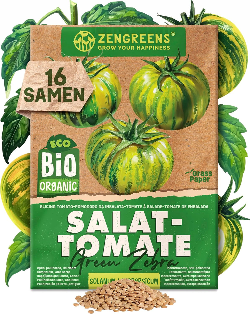 Semințe de roșii organice într-un set de 10 - 10 semințe de roșii pentru cultivare ușoară în grădină, balcon sau strat înălțat - semințe de plante - răsaduri