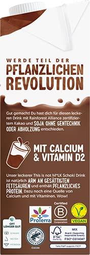 Alpro Sojadrink, Vanillegeschmack, Pflanzlicher Drink, Vegan, Laktosefrei, Glutenfrei, UHT, 15x250ml, 15er Pack