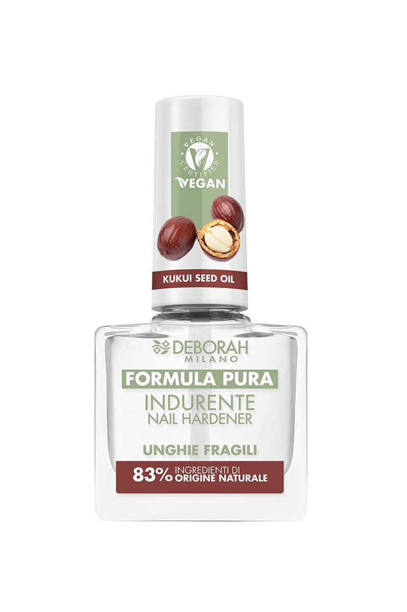 Oja Milano Formula Pure Treatment All in One, vegană, pentru bază și top coat, cu extract de lămâie, revitalizează și reduce îngălbenirea, 8,5 ml