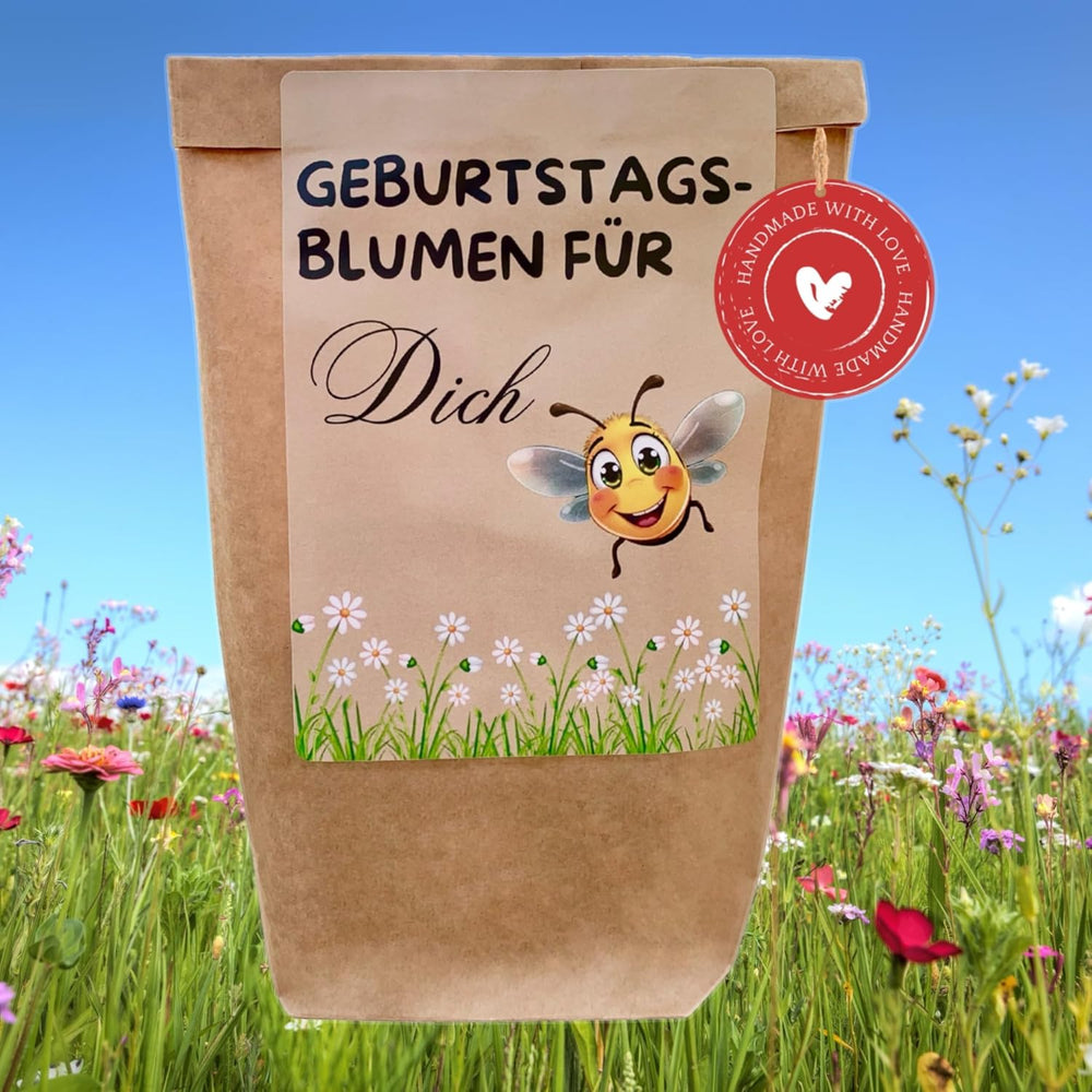 Cadou de ziua de naștere, kit de plantare a florilor pentru ziua de naștere, pungă cadou surpriză, cadou de ziua de naștere pentru femei, semințe de flori pentru plantare individuală