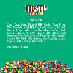 M&M's Chocolate Minis, Ciocolată, 1 x 324g, Linte cu ciocolată (324g) (Pachet de 2)
