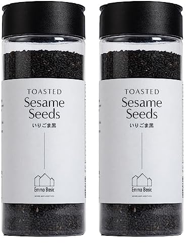 - Gerösteter schwarzer Sesam 150g | Ballaststoffreich | Proteinquelle | vegan | Reiches Aroma | Antioxidantien | Einfach streuen