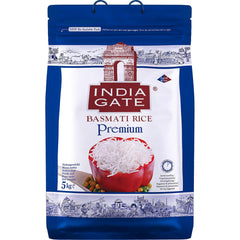 Orez Basmati Premium INDIA GATE – Orez cu bob lung fin, aromat, din India, bob lung fin (1 x 5 kg)