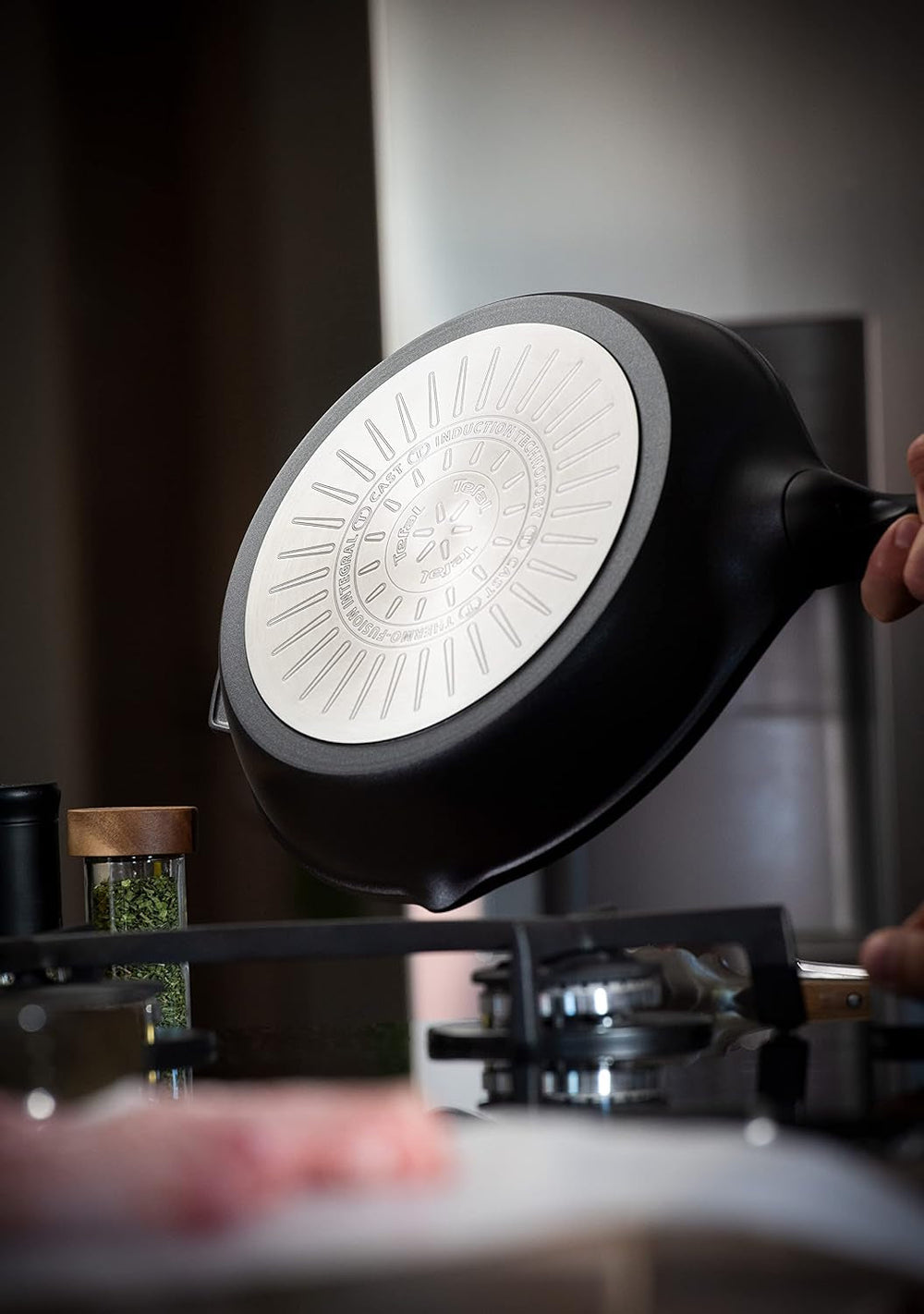 Tefal Robusto tigaie din aluminiu turnat, inducție, acoperire antiaderentă Oale si Tigai Naty Shop