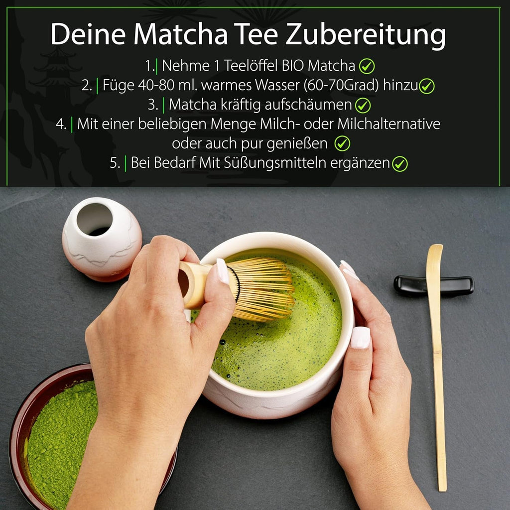 Ceremonial Matcha BIO calitate 100G ceai verde 100% organic ceai verde Machta pulbere