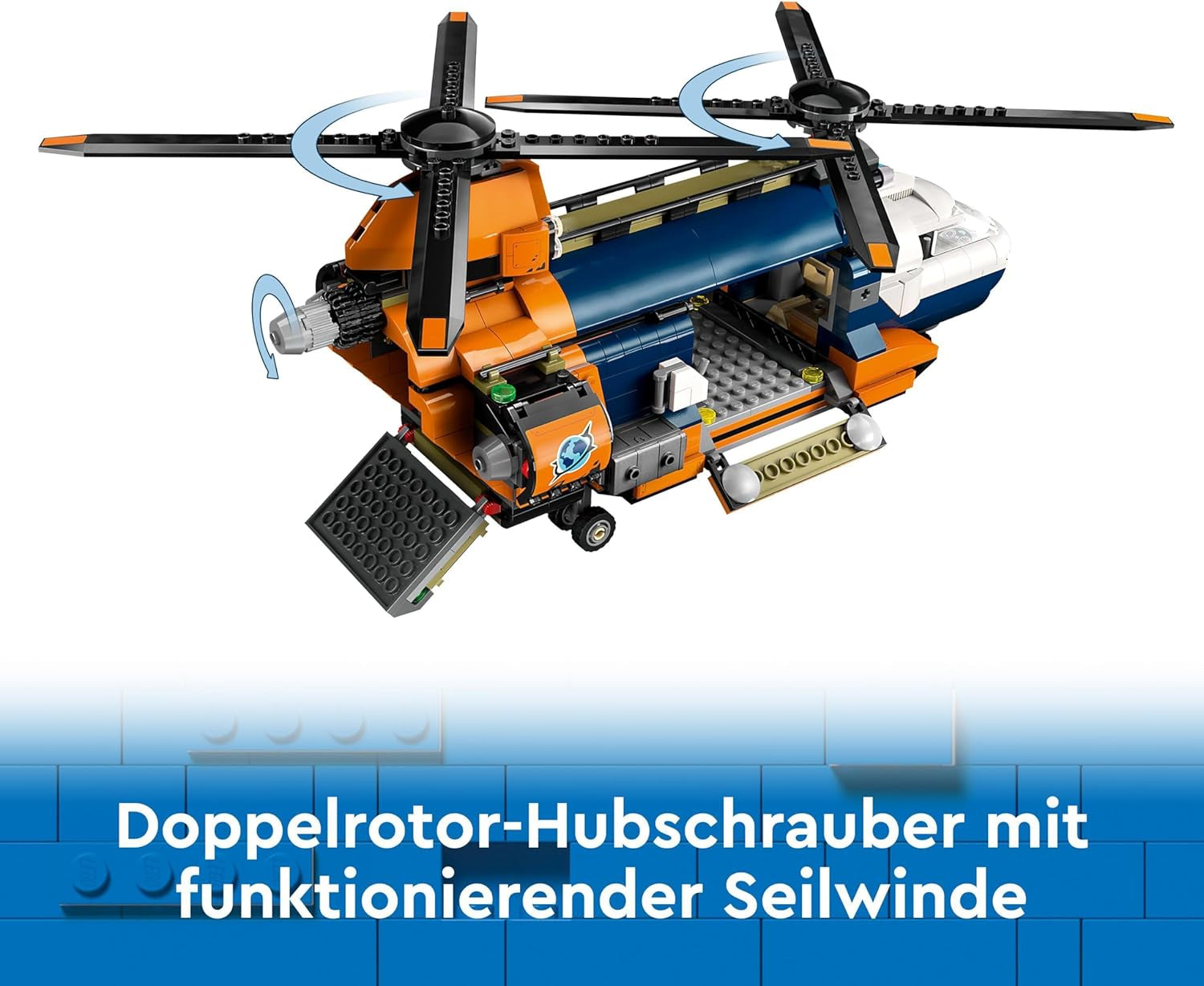 Elicopter LEGO City Jungle Explorer, set de joacă de aventură pentru copii 8+, cadou de Crăciun sau aniversare pentru copii, 5 minifigurine și 3 gorile 60437 Seturi de constructie Besuche den LEGO-Store