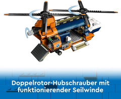 Elicopter LEGO City Jungle Explorer, set de joacă de aventură pentru copii 8+, cadou de Crăciun sau aniversare pentru copii, 5 minifigurine și 3 gorile 60437 Seturi de constructie Besuche den LEGO-Store