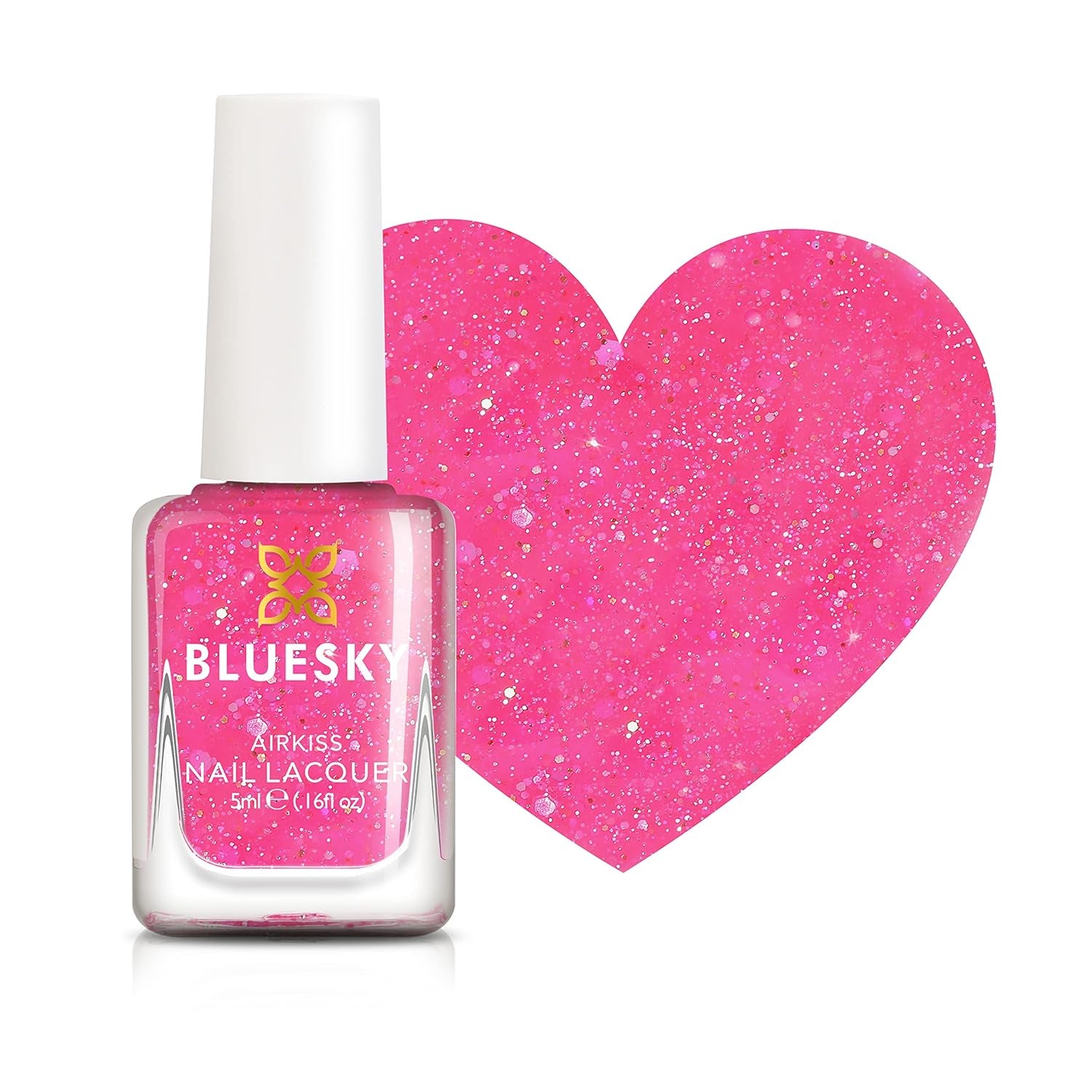 Oja pentru unghii BLUESKY Kids – Oja pentru unghii pentru copii, decojibilă, pe bază de apă, fără solvenți, ușor de îndepărtat, 5 ml (Disco Time)