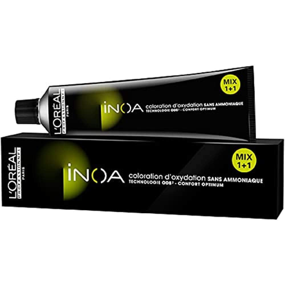 L'Oréal Professionnel INOA Colorație oxidativă fără amoniac 4 maro mediu, 1 pachet, (1x 60 ml)