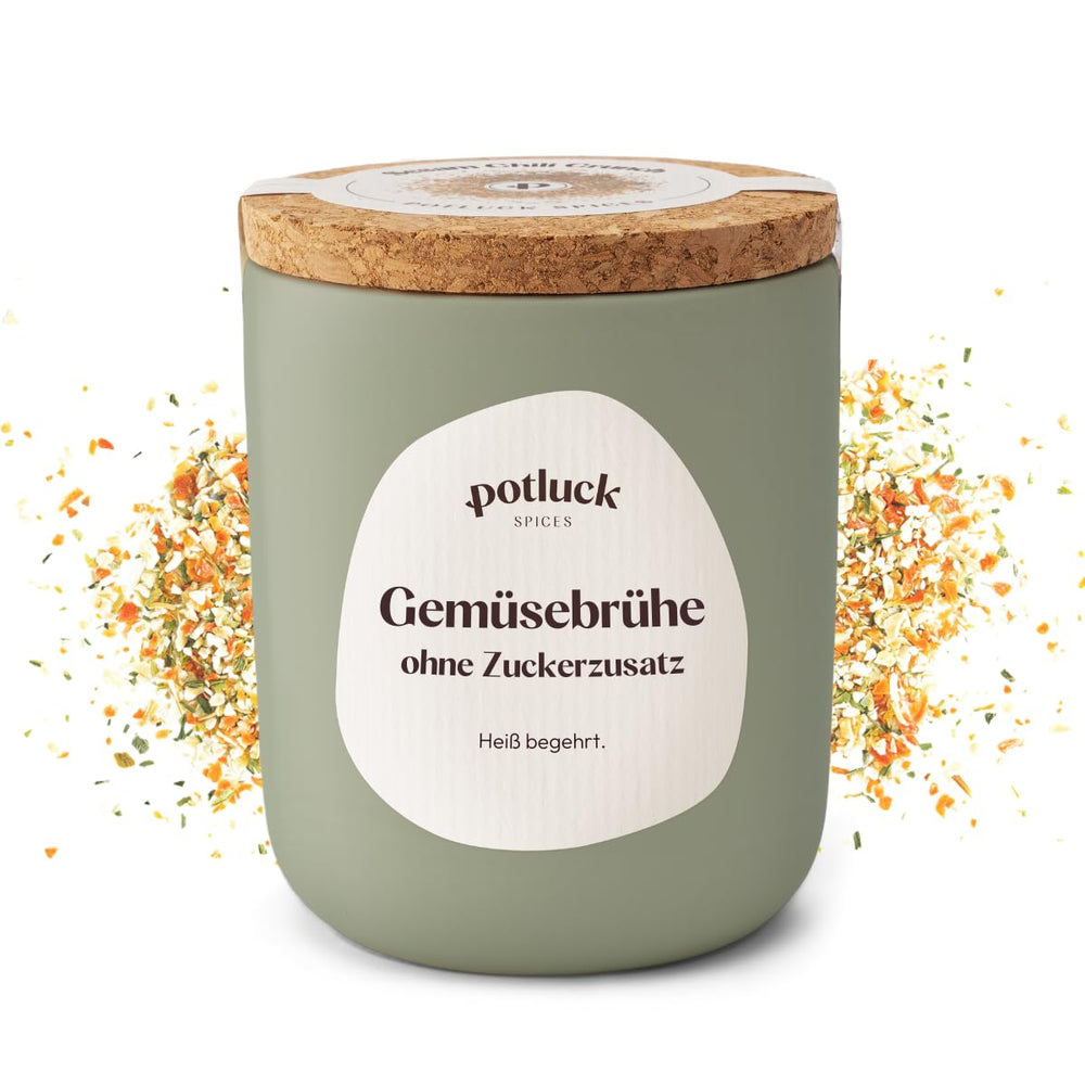 Potluck | Stullen Spice | Gewürzzubereitung im Keramiktopf | 60 g | Vegan, glutenfrei und mit natürlichen Inhaltsstoffen