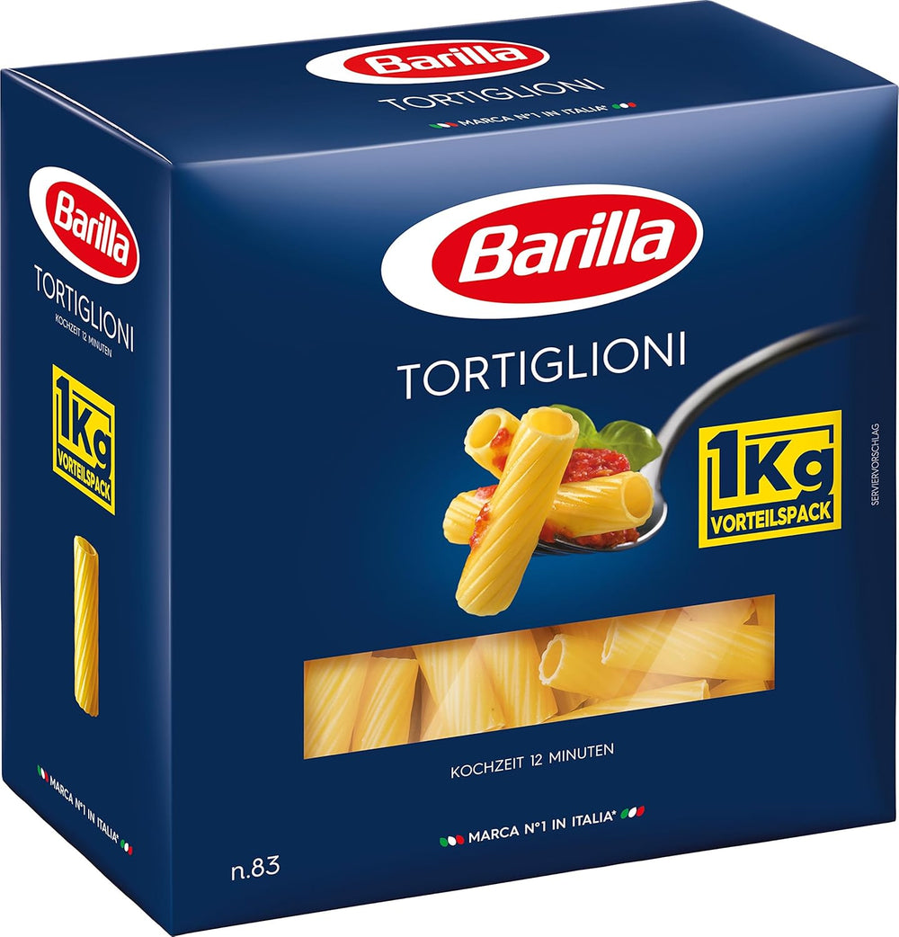 Paste Barilla Classic Spaghetti No. 5 din grâu dur de înaltă calitate, întotdeauna al dente (1 x 1 kg)