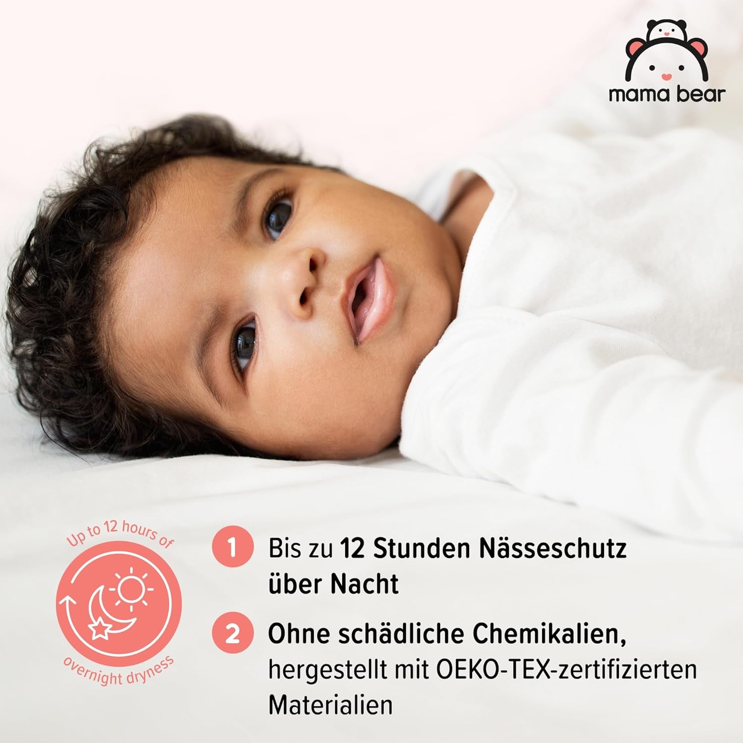 Marcă Amazon: Scutece Mama Bear Disney, mărimea 5 (12-17 kg) - Cutie lunară, alb, 140 bucăți (2 pachete a câte 70)