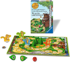 Jocuri pentru copii Ravensburger - 20833 - Unde este Gruffalo? - Joc de societate pentru 2-4 fani Gruffalo, cu vârsta de 4 ani și peste