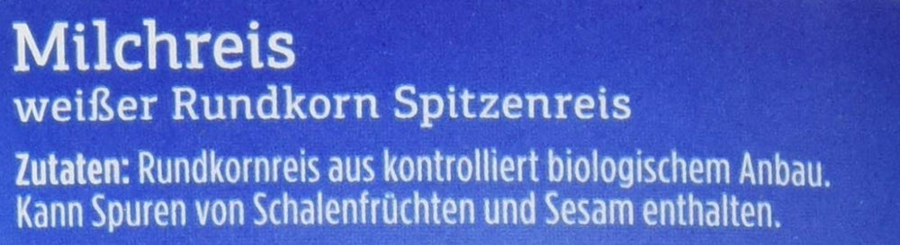 Budincă de orez Davert (1 x 500 g) - Bio