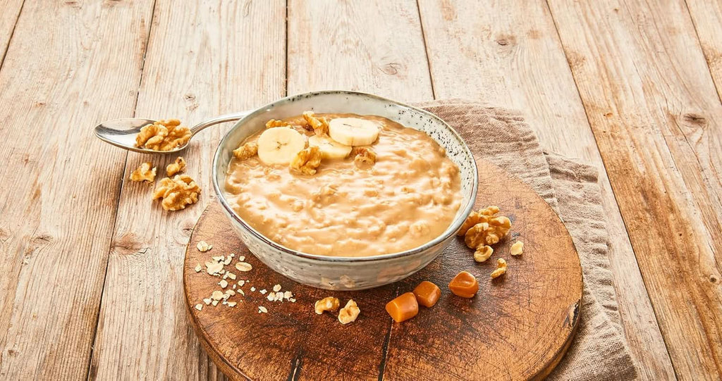 RUF Pudding Oats Caramel, budincă de caramel și fulgi de ovăz integral, fără zahăr, îndulcit cu sirop de agave, 64 grame Cereale Naty Shop