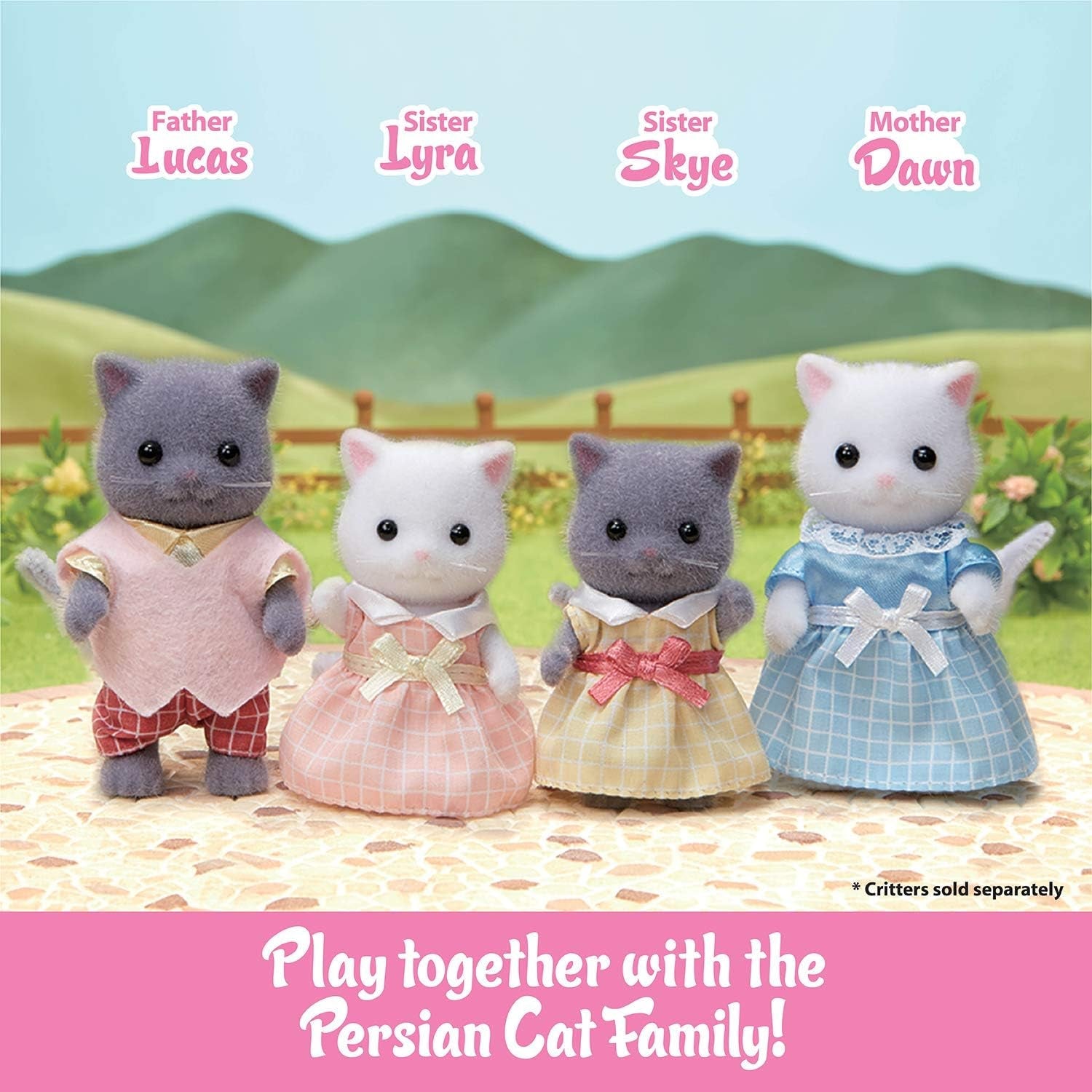 Sylvanian Families L5458 Perserkatzen Drillinge - Figuren für Puppenhaus