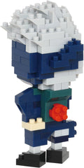 Bandai - Nanoblock - Kakashi Hatake - Mini-Bausteinfigur - Konstruktionsspiel - Bausatz für Manga-Pixel-Figur - NBCC137