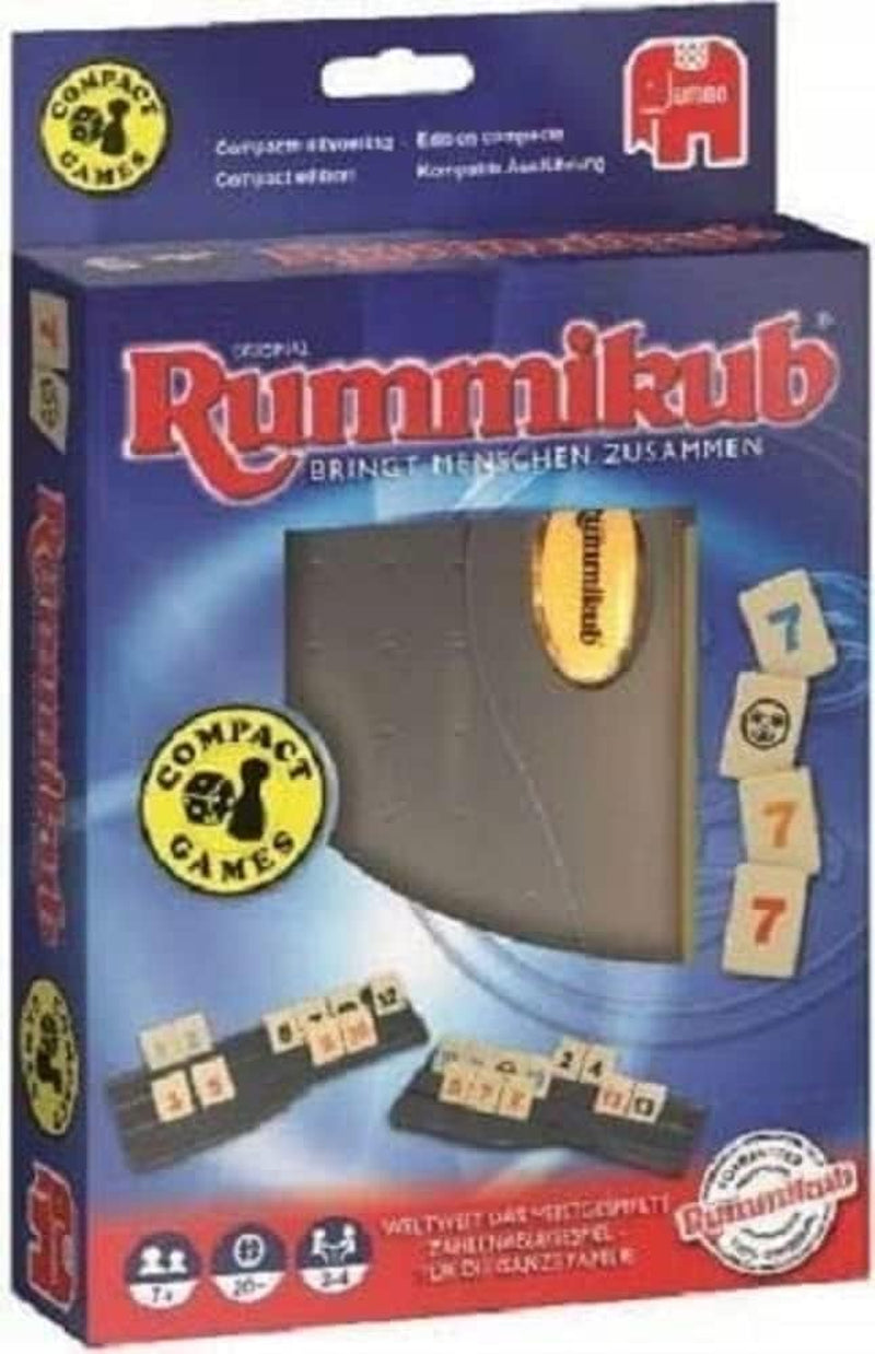 Jumbo Spiele Original Rummikub Classic - der Spieleklassiker unter den Gesellschaftsspielen - für Erwachsene und Kinder ab 7 Jahren JUM17571 Mehrfarbig 2,7 x 3,7 cm