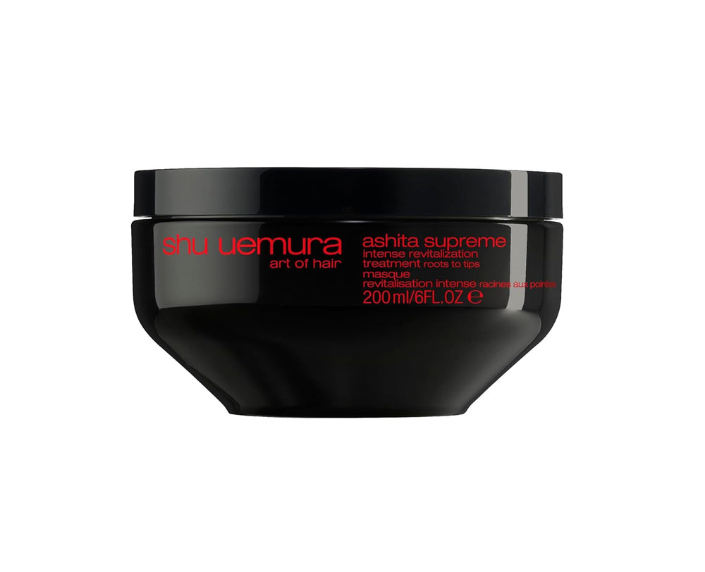 Shu Uemura, Ashita Supreme, Mască de păr revitalizantă intensivă, Pentru toate tipurile de păr, Cu extract de ashitaba, Pentru mai multă strălucire și suplețe, Anti-spliss, 200 ml Masca de par Naty Shop 200 Ml (1 pachet) Iasomie + anason + citrice + patchouli