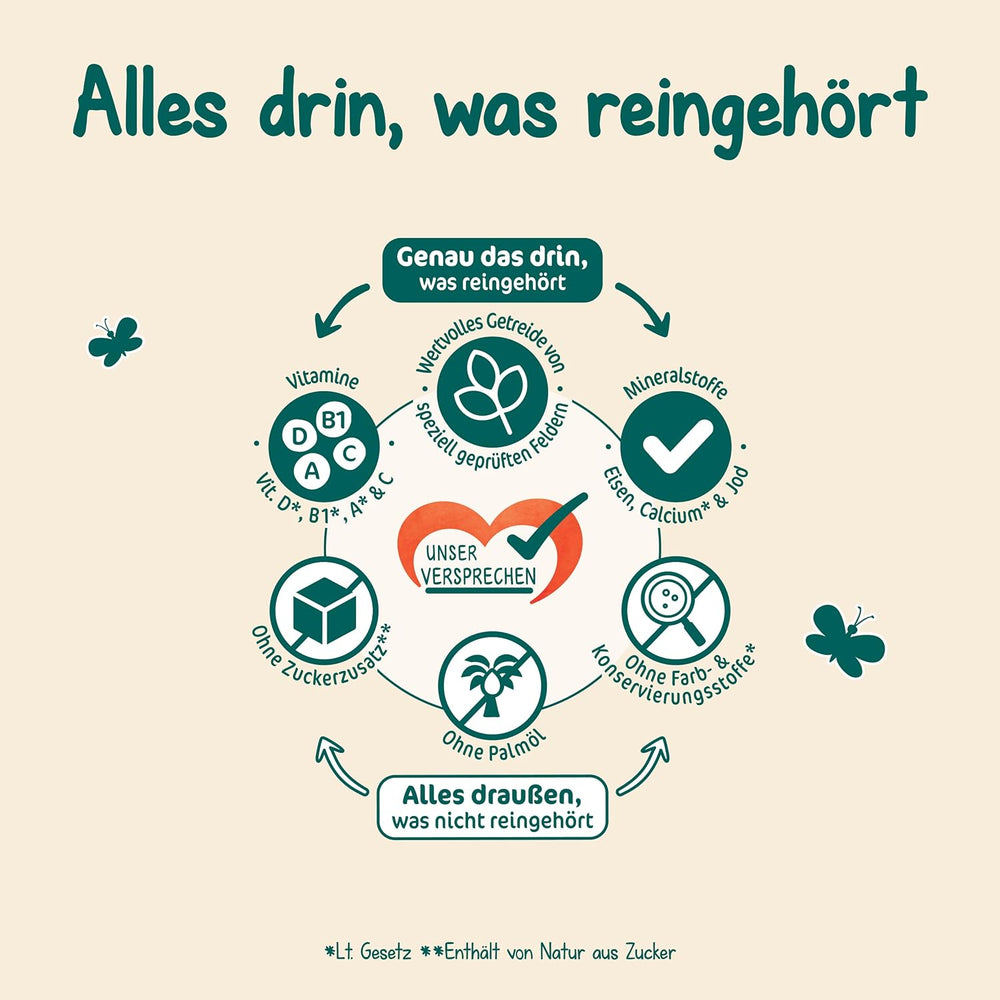 Terci de lapte Milupa Gentle Start – Cereale pentru bebeluși fără gluten, fără ulei de palmier – Fără conservanți și coloranți – De la 5 luni – 4 x 400 g