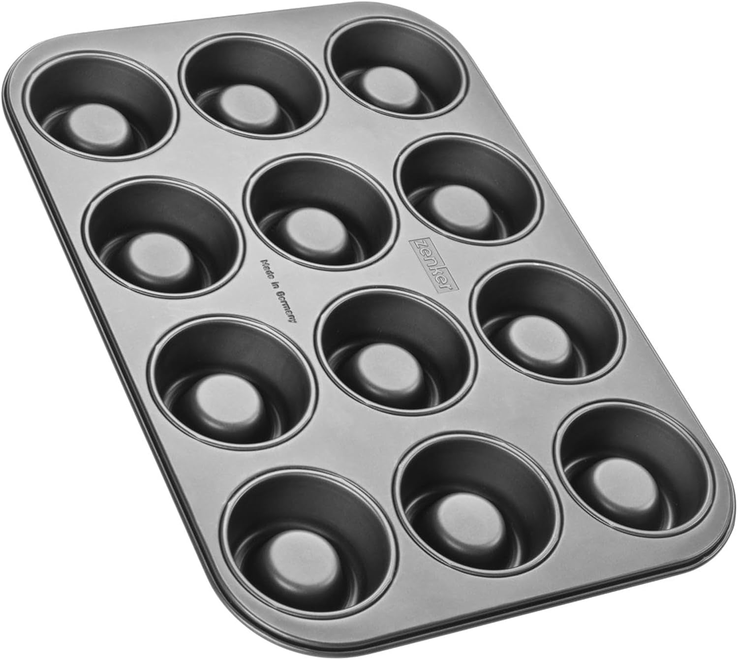 Zenker Cup-Cake-Backblech 12Er Set – Premium Antihaftbeschichtung, Für Perfekte Cupcakes, 385X265X30Mm, Hitzebeständig Bis 230°C Matrite si tavi pentru copt Naty Shop