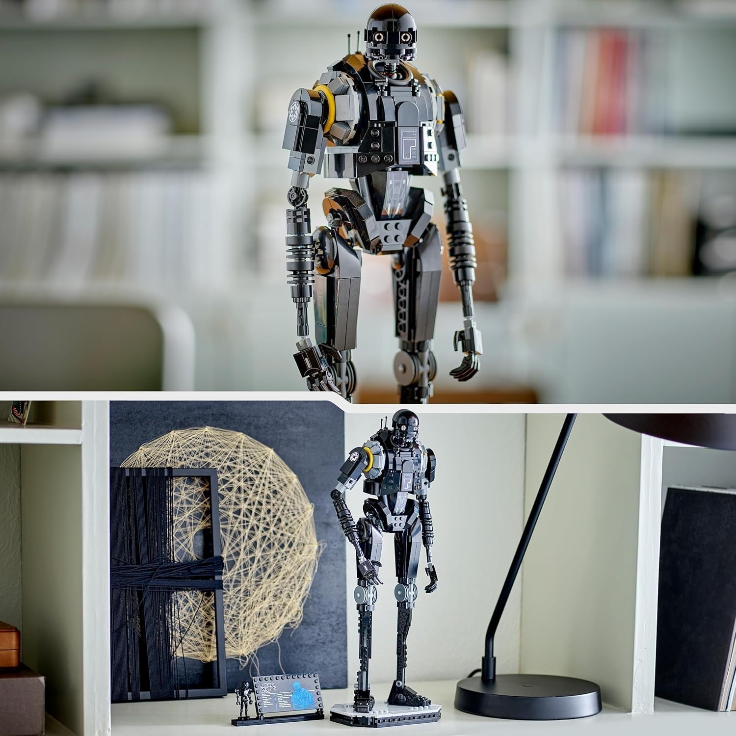 LEGO Star Wars 75434 Security Droid K-2SO - Construiește și expune figura, jucărie de construcție, model de colecție cu panou informativ - Cadou pentru băieți, fete și adulți fani Andor Seturi de constructie Besuche den LEGO-Store