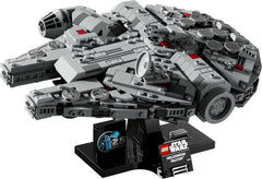 LEGO Star Wars Millennium Falcon, set aniversar 25 de ani pentru adulți, navă construibilă, piesă de colecție din "O nouă speranță", kit model navă spațială, cadouri pentru bărbați, femei 75375 Seturi de constructie Besuche den LEGO-Store