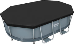 Prelată Bestway din PVC 305 x 184 cm, neagră, ovală