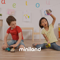 Miniland 31190 Zapatos Dolls 21cm Schuhe für Puppe, 21 cm, grau