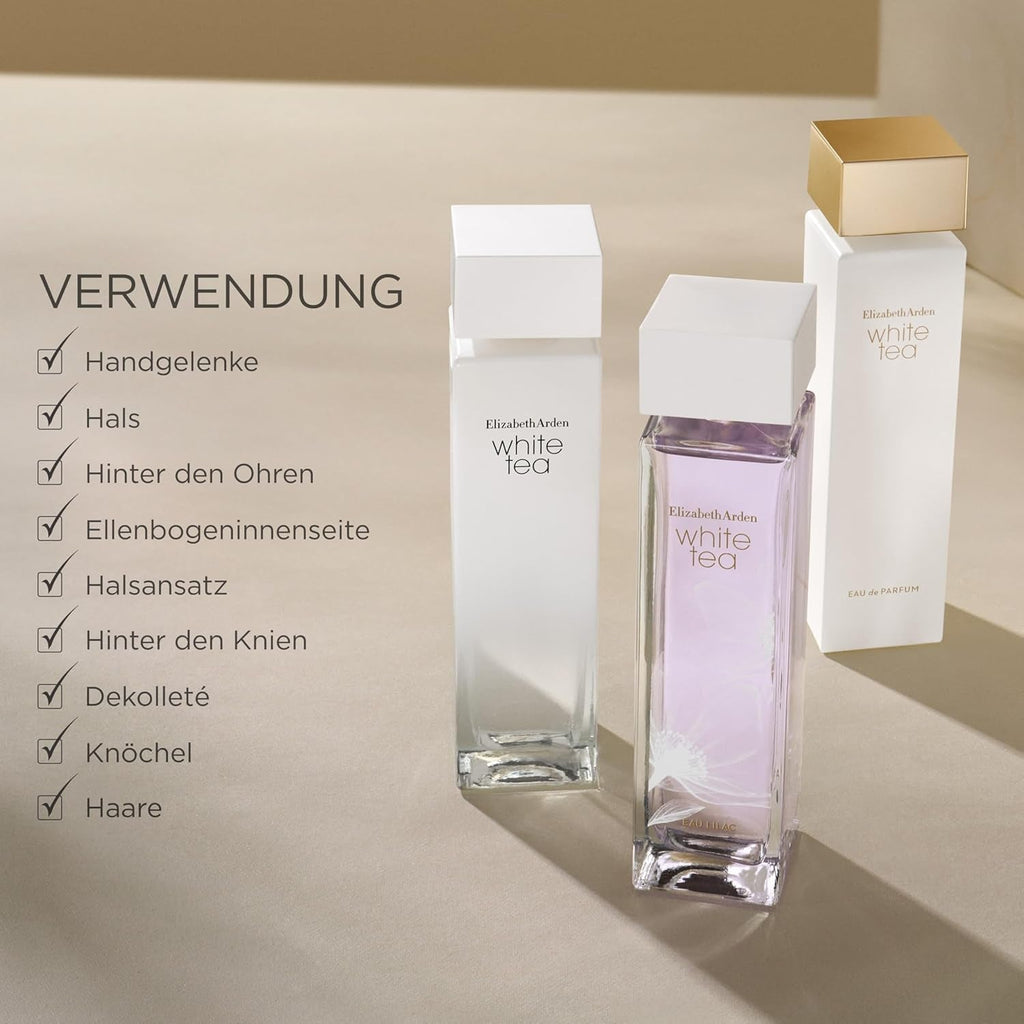 Elizabeth Arden - Ceai Alb, Apă de Toaletă Spray, Parfum cu Mandarină Italiană, Extract de Ceai Alb și Lemn de Madras, Floral, Feminin și Dulce, Căldură Suave, Parfum pentru Femei - 30 ml