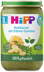 Hipp Organic Macaroane cu legume de mazăre, 220G, 6Pack (6X220G) Mama si Copilul Naty Shop Default Title