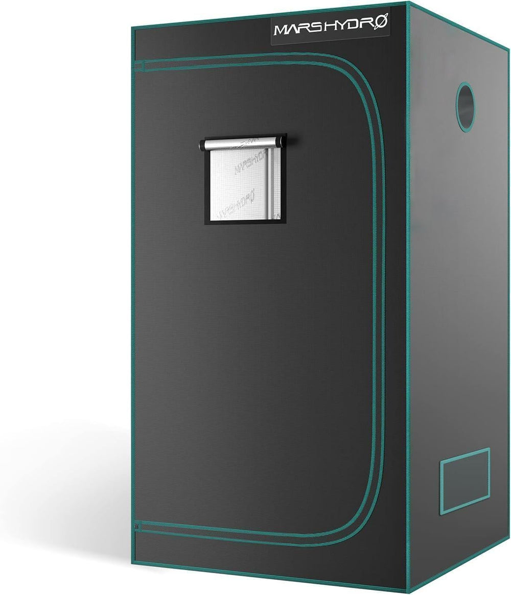 Cort de creștere MARS HYDRO 60x60x140cm, Cort de creștere pentru interior, Corturi de creștere din Mylar reflectorizante pentru hidroponie, Tavă inferioară detașabilă, pentru spațiu de creștere a plantelor