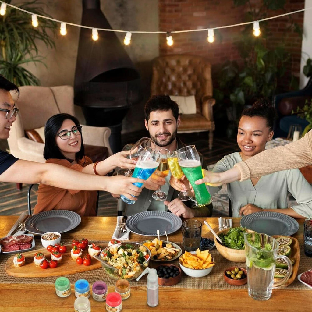 Glitter comestibil pentru bauturi, 4 grame Glitter Naty Shop