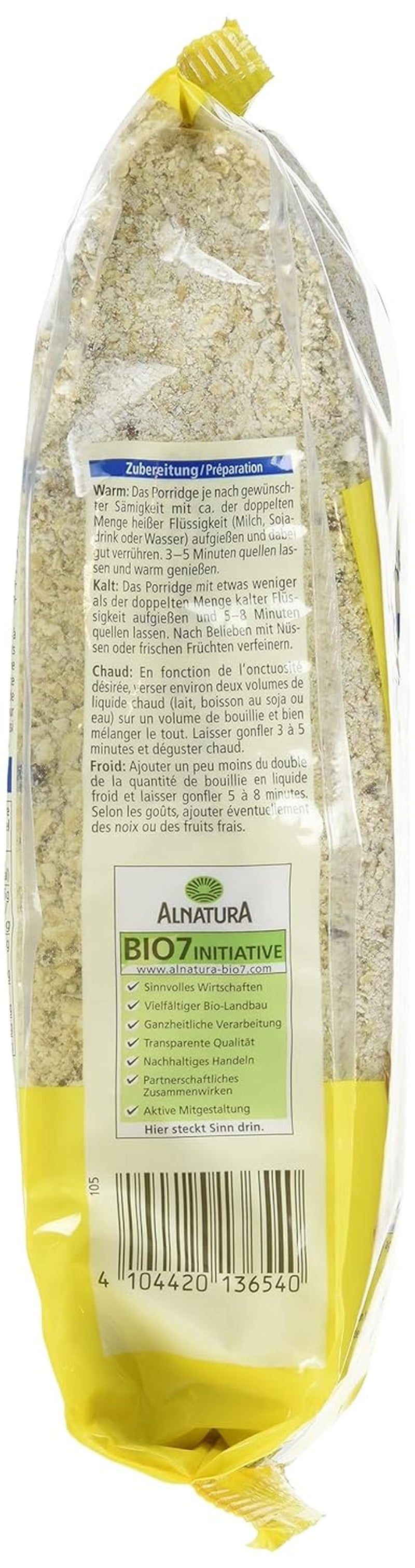 Bază de terci organic din ovăz și spelta, 500g (pachet de 3)