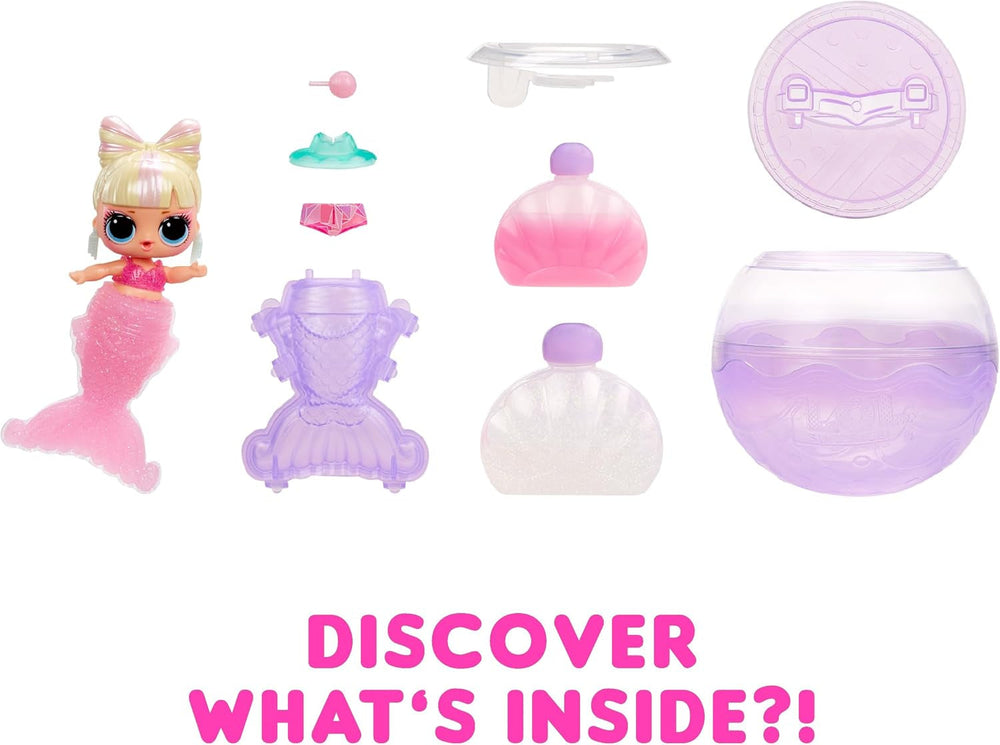 L.O.L. Surprise! Mermaids Tots - Mini păpuși la modă cu cozi care își schimbă culoarea - Potrivit pentru colecționari, fete și băieți cu vârsta de 4 ani și peste Papusi Naty Shop