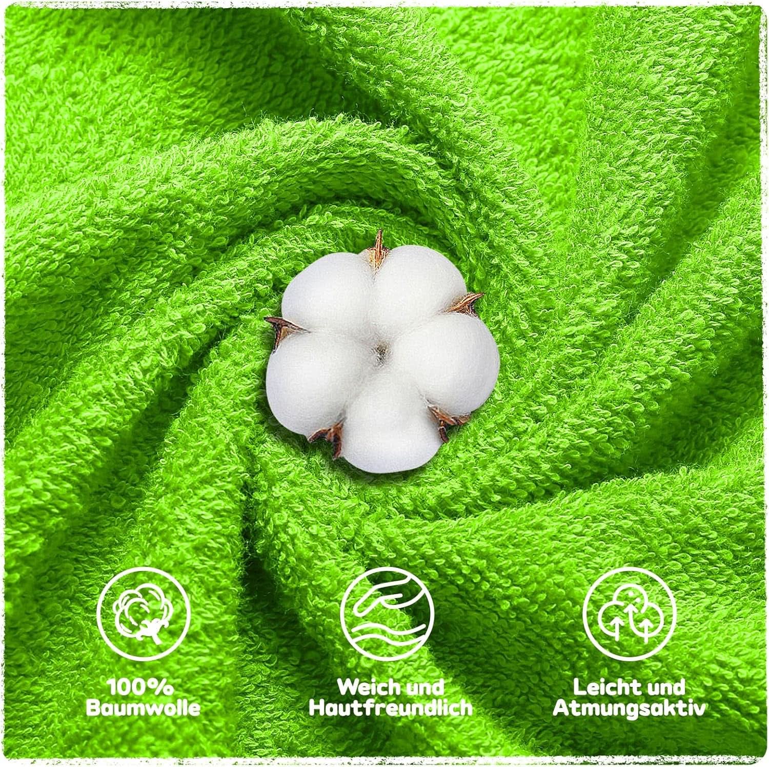 Poncho de baie pentru copii Oeko TEX, 100% bumbac Mama si Copilul Naty Shop