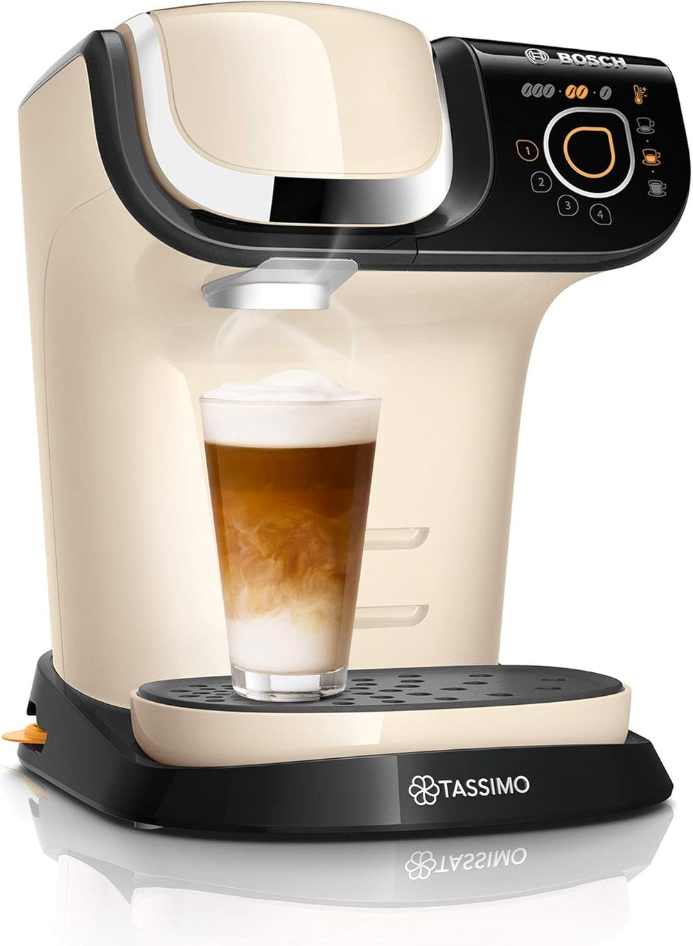 Espressor Tassimo My Way cu 2 capsule TAS6502 cu filtru de apă, peste 70 de băuturi, personalizare băuturi, varietate de cafea, preparare ușoară, 1.500 wați, negru