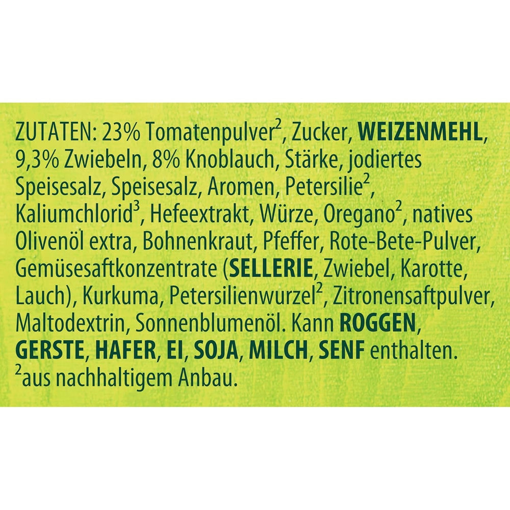 Knorr Fix Veggie Würzmischung Zucchini-Pfanne Toskana mit Gemüse für eine leckeres Gericht ohne geschmacksverstärkende Zusatzstoffe 3 Portionen