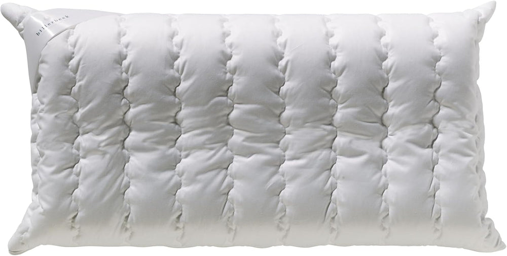 Billerbeck Pillow S20 Latex - Pernă pentru gât în 40 X 80 Cm - Pernă pentru susținerea gâtului cu miez moale din latex, alb Perne standard Naty Shop Latex