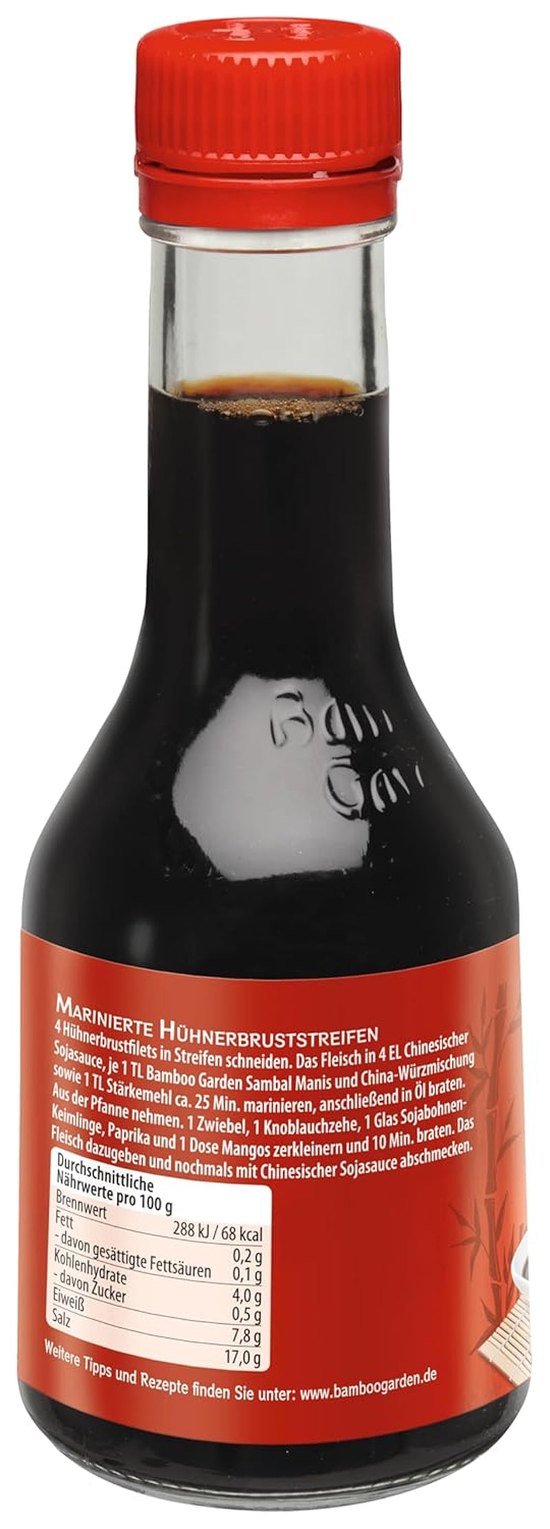 Bamboo Garden - Chinesische Sojasauce , Würzsauce für Fleisch, Geflügel, Gemüse und vieles mehr , 1 x 200 ml (Verpackungsdesign kann abweichen)