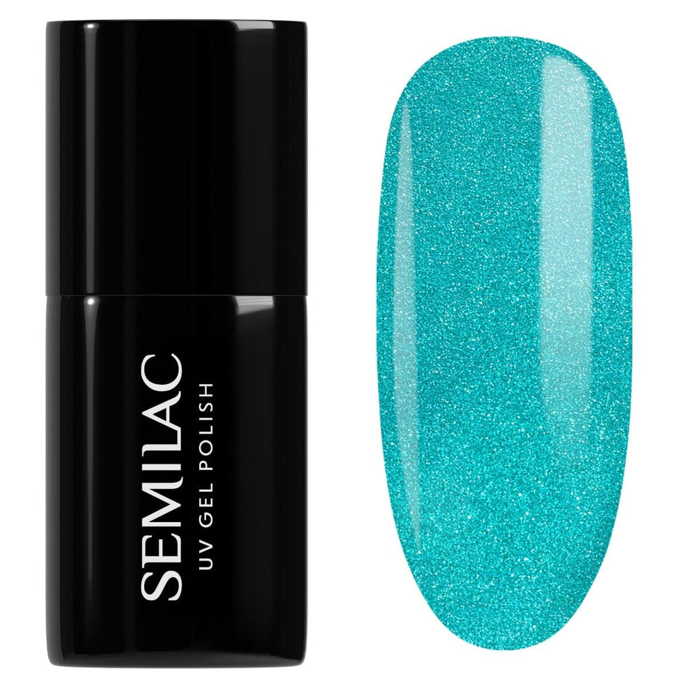 Semilac UV Nagellack Hybrid 404 Black Beans Muffin 7ml Kollektion Tastes of Fall